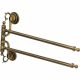Полотенцедержатель двойной поворотный Classic Retro Bronze R-14
